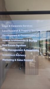 Sticker Cutting rincian jasa perusahaan manajemen properti di Bali